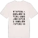 Västerlandsjö ordlek t-shirt