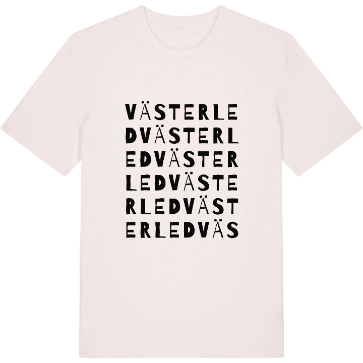 Västerled ordlek t-shirt – t-shirt från PinShirt