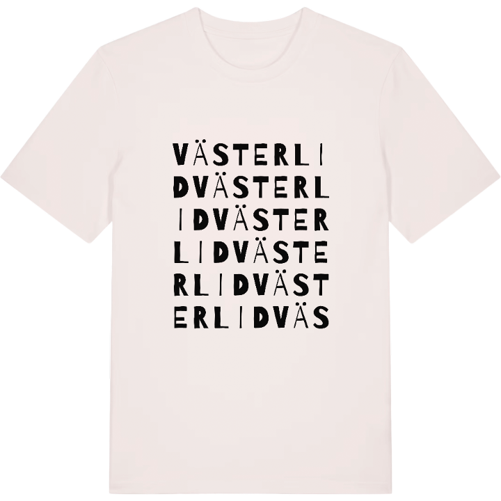 Västerlid ordlek t-shirt – t-shirt från PinShirt