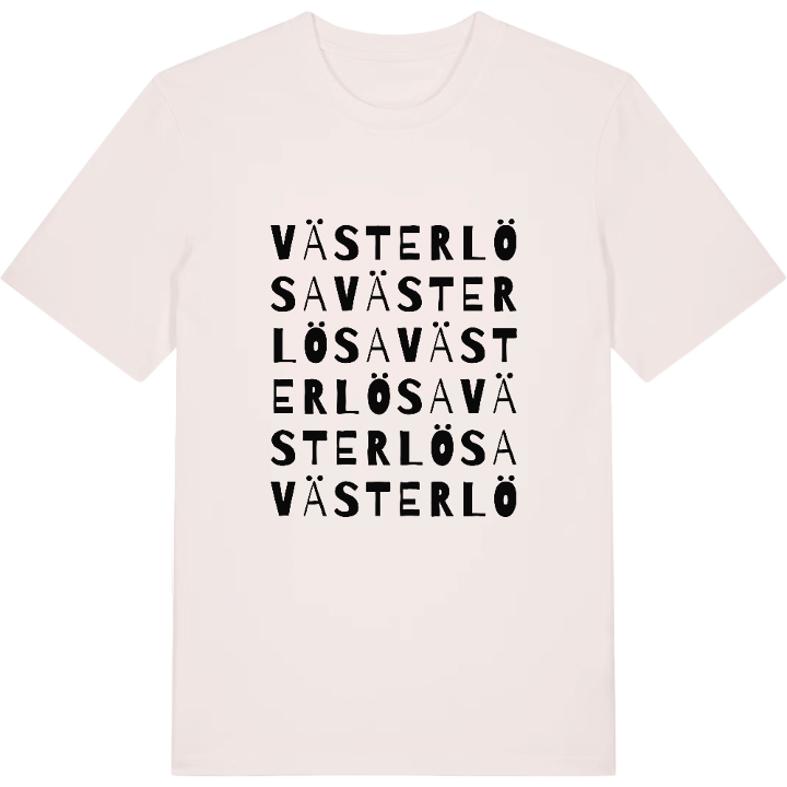 Västerlösa ordlek t-shirt – t-shirt från PinShirt