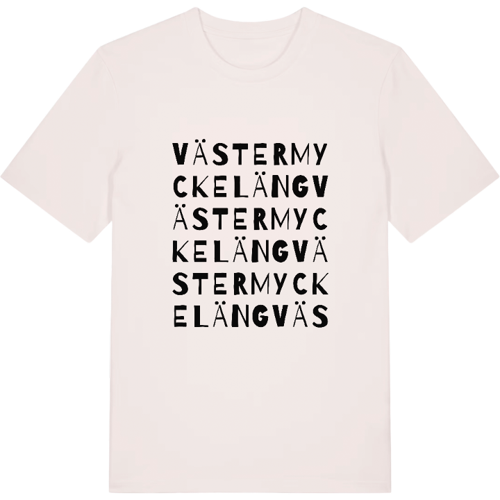 Västermyckeläng ordlek t-shirt – t-shirt från PinShirt