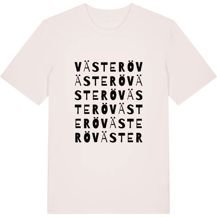 Västerö ordlek t-shirt – t-shirt från PinShirt