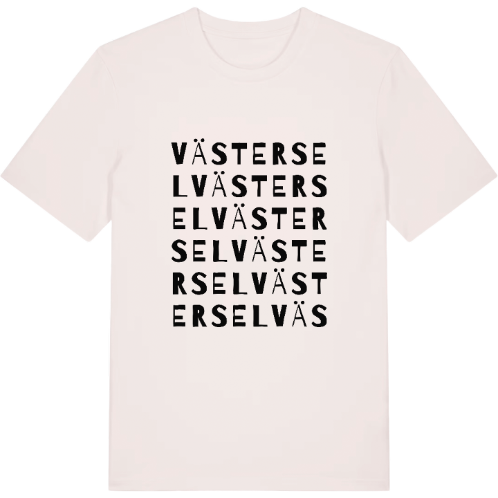 Västersel ordlek t-shirt – t-shirt från PinShirt