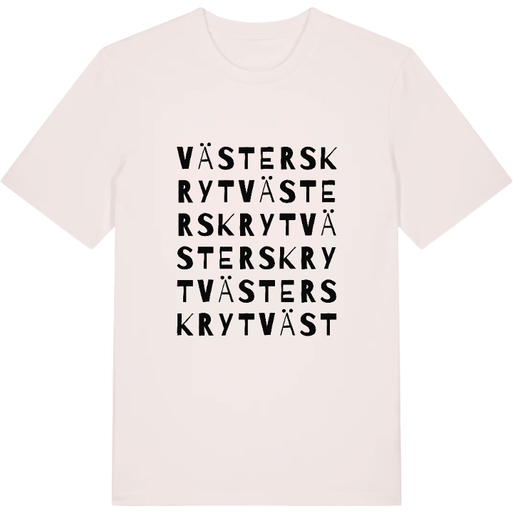 Västerskryt ordlek t-shirt – t-shirt från PinShirt
