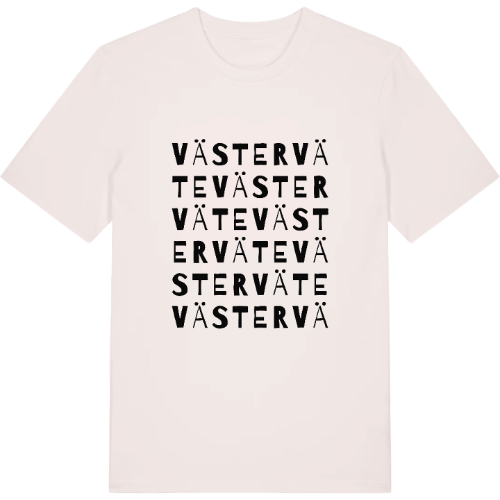 Västerväte ordlek t-shirt – t-shirt från PinShirt