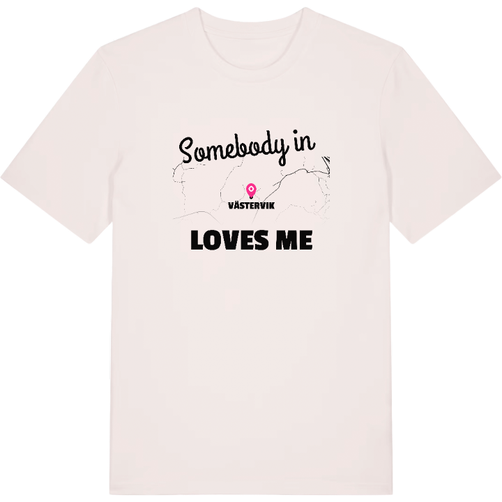 Någon i Västervik älskar mig t-shirt – t-shirt från PinShirt