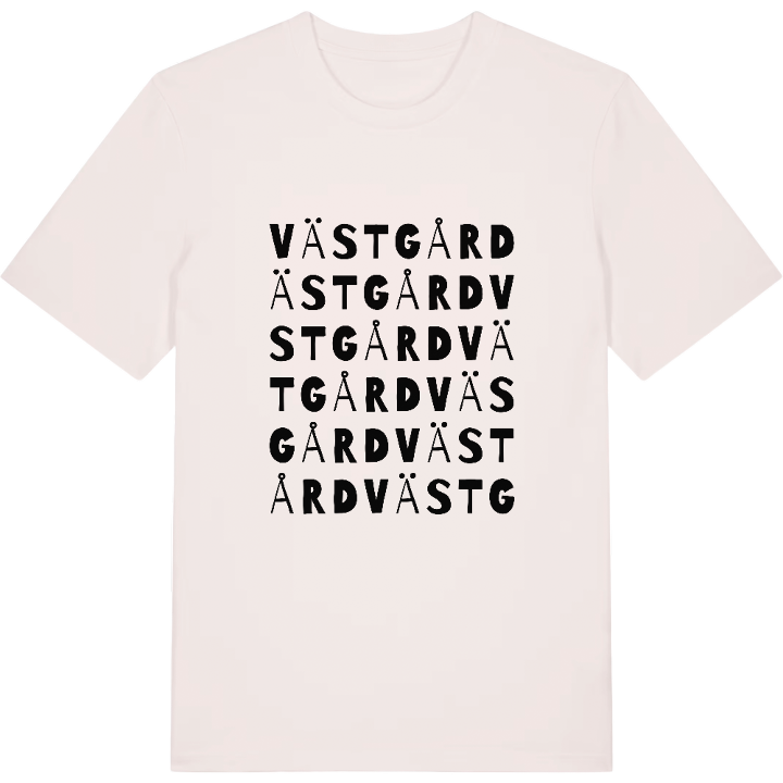 Västgård ordlek t-shirt – t-shirt från PinShirt