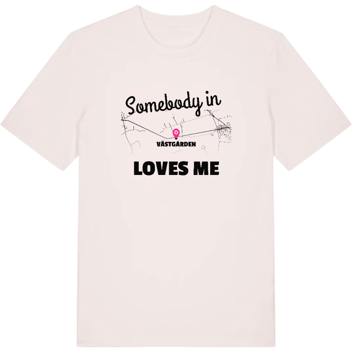 Någon i Västgården älskar mig t-shirt – t-shirt från PinShirt