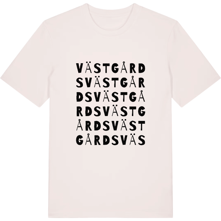 Västgårds ordlek t-shirt – t-shirt från PinShirt