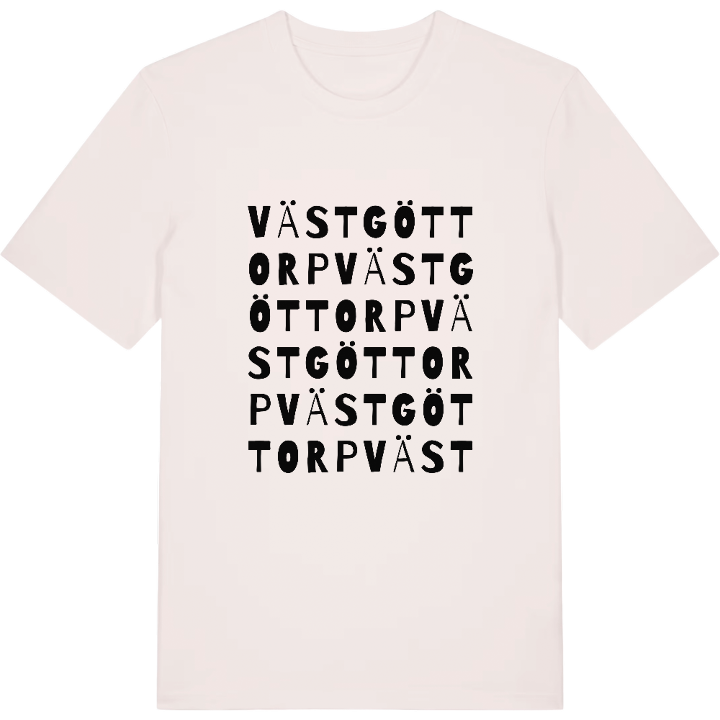 Västgöttorp ordlek t-shirt – t-shirt från PinShirt