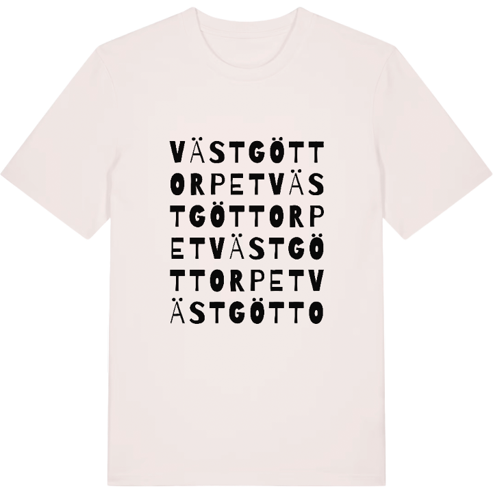 Västgöttorpet ordlek t-shirt – t-shirt från PinShirt