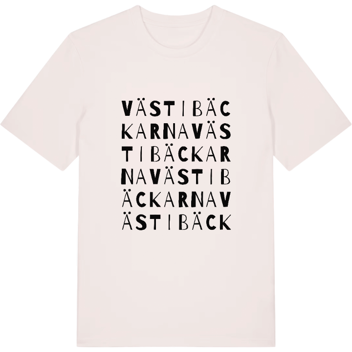 Västibäckarna ordlek t-shirt – t-shirt från PinShirt