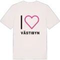 Jag älskar Västibyn t-shirt stort tryck