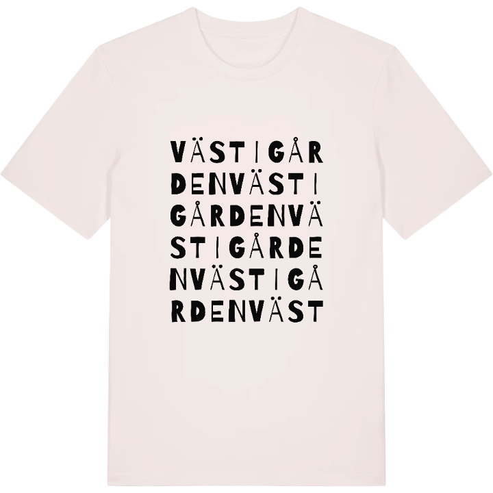 Västigården ordlek t-shirt – t-shirt från PinShirt