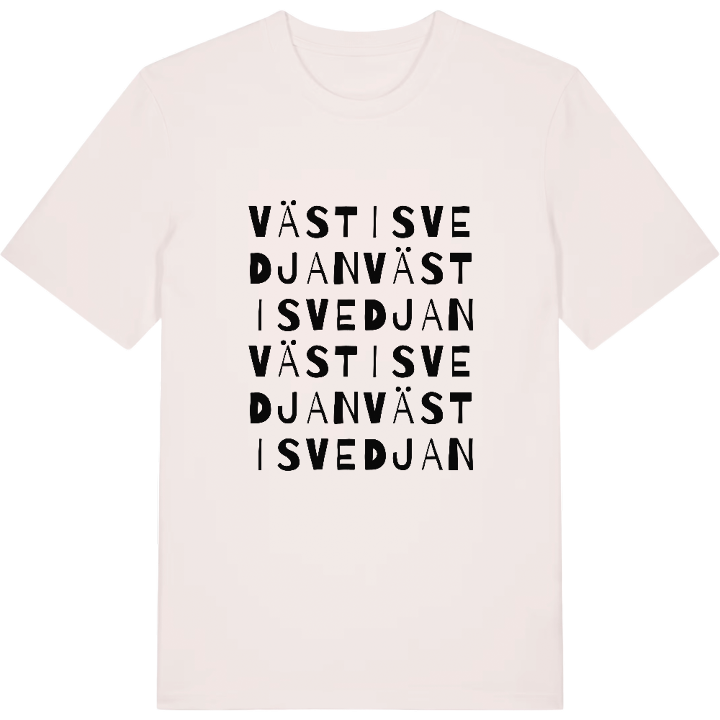 Västisvedjan ordlek t-shirt – t-shirt från PinShirt
