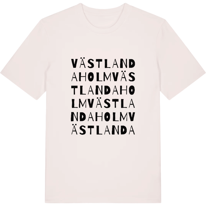 Västlandaholm ordlek t-shirt – t-shirt från PinShirt