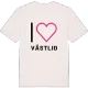 Jag älskar Västlid t-shirt stort tryck