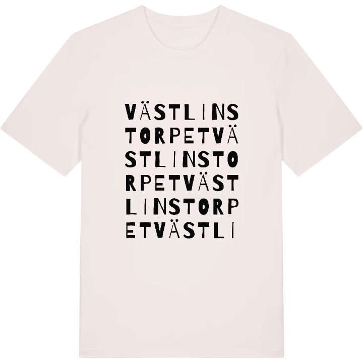 Västlinstorpet ordlek t-shirt – t-shirt från PinShirt