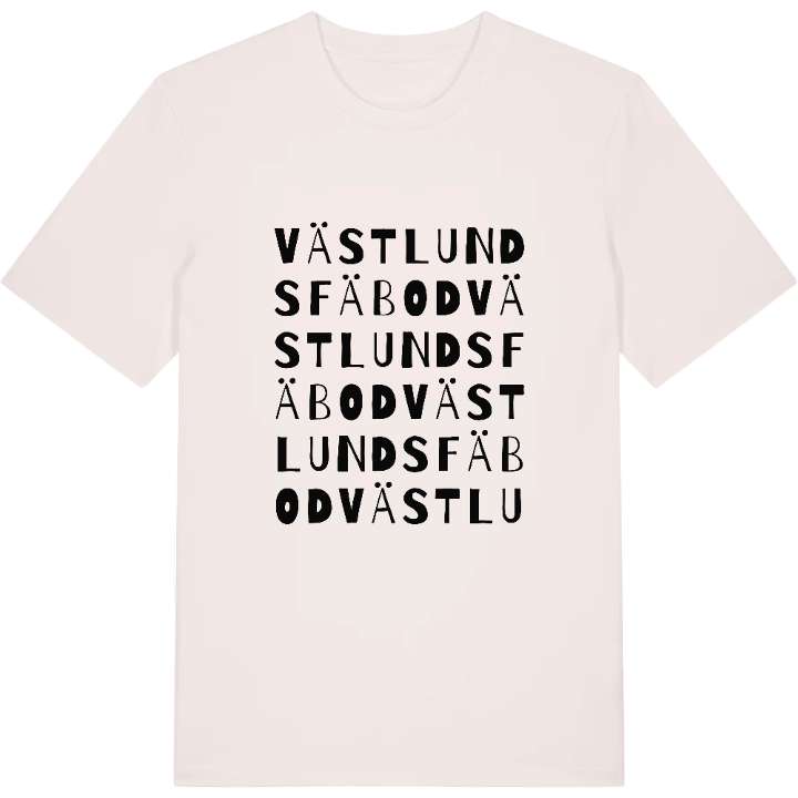 Västlunds fäbod ordlek t-shirt – t-shirt från PinShirt