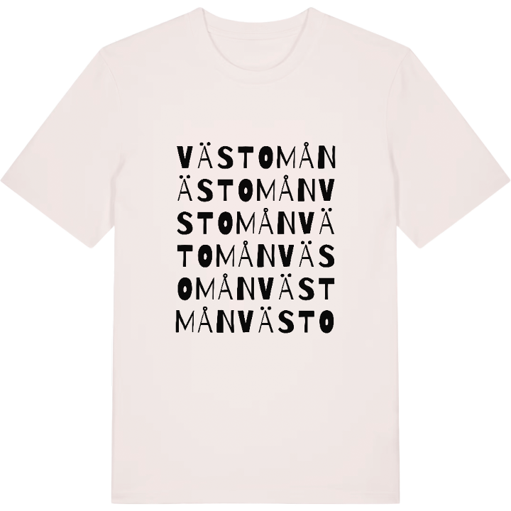 Västomån ordlek t-shirt – t-shirt från PinShirt