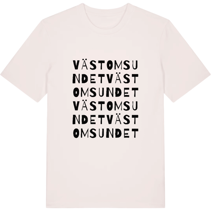 Västomsundet ordlek t-shirt – t-shirt från PinShirt