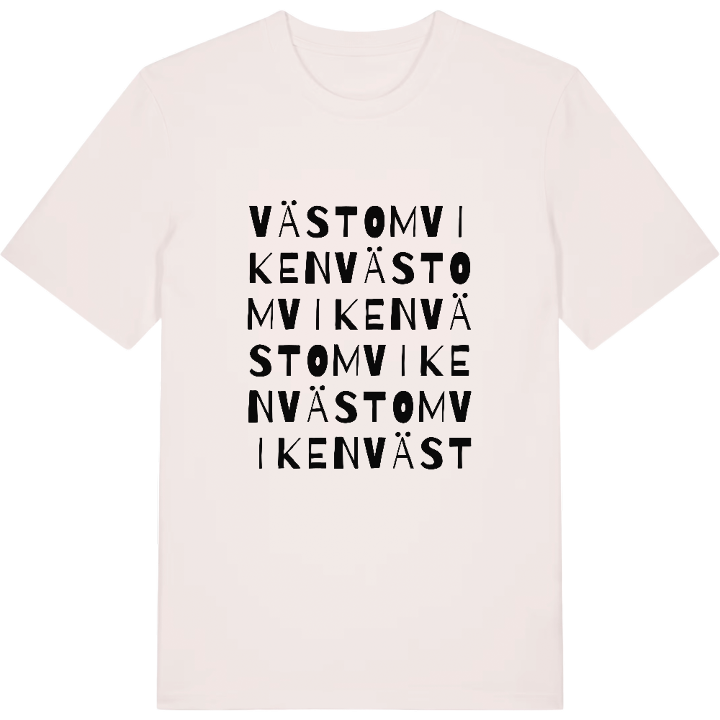 Västomviken ordlek t-shirt – t-shirt från PinShirt