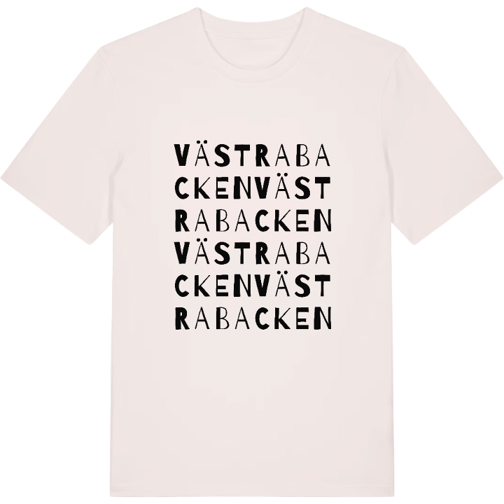 Västra Backen ordlek t-shirt – t-shirt från PinShirt