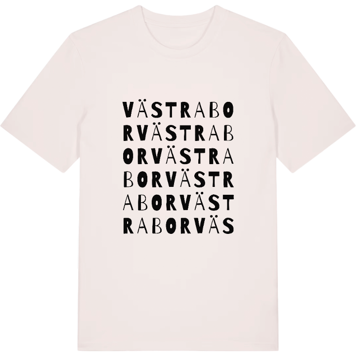 Västra Bor ordlek t-shirt – t-shirt från PinShirt