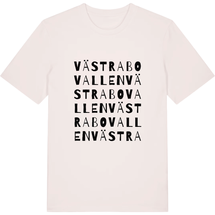 Västra Bovallen ordlek t-shirt – t-shirt från PinShirt