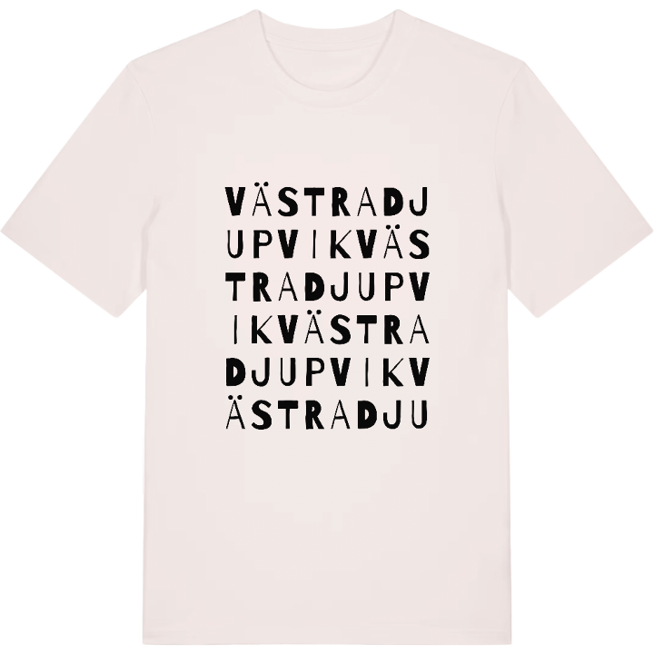 Västra Djupvik ordlek t-shirt – t-shirt från PinShirt