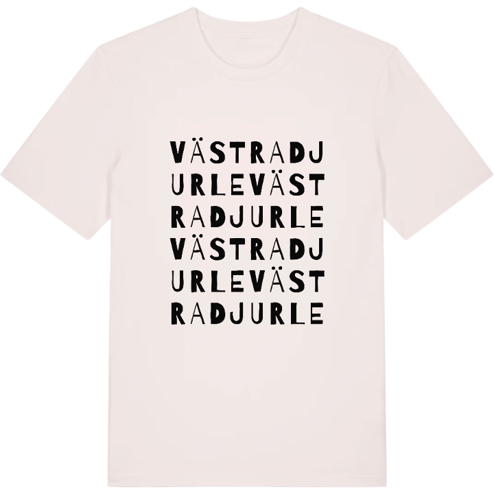 Västra Djurle ordlek t-shirt – t-shirt från PinShirt