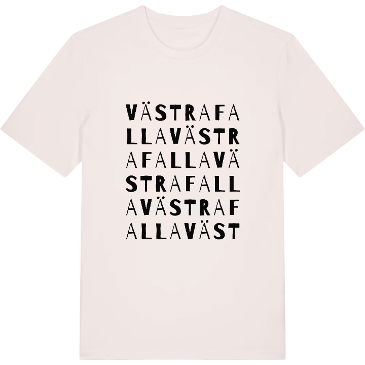 Västra Falla ordlek t-shirt – t-shirt från PinShirt