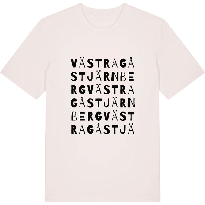 Västra Gåstjärnberg ordlek t-shirt – t-shirt från PinShirt