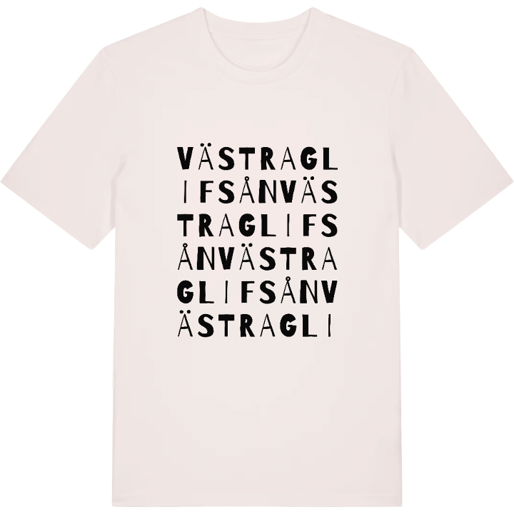 Västra Glifsån ordlek t-shirt – t-shirt från PinShirt