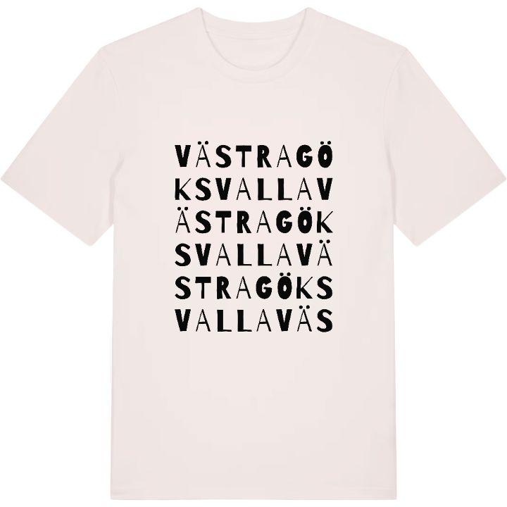 Västra Göksvalla ordlek t-shirt – t-shirt från PinShirt
