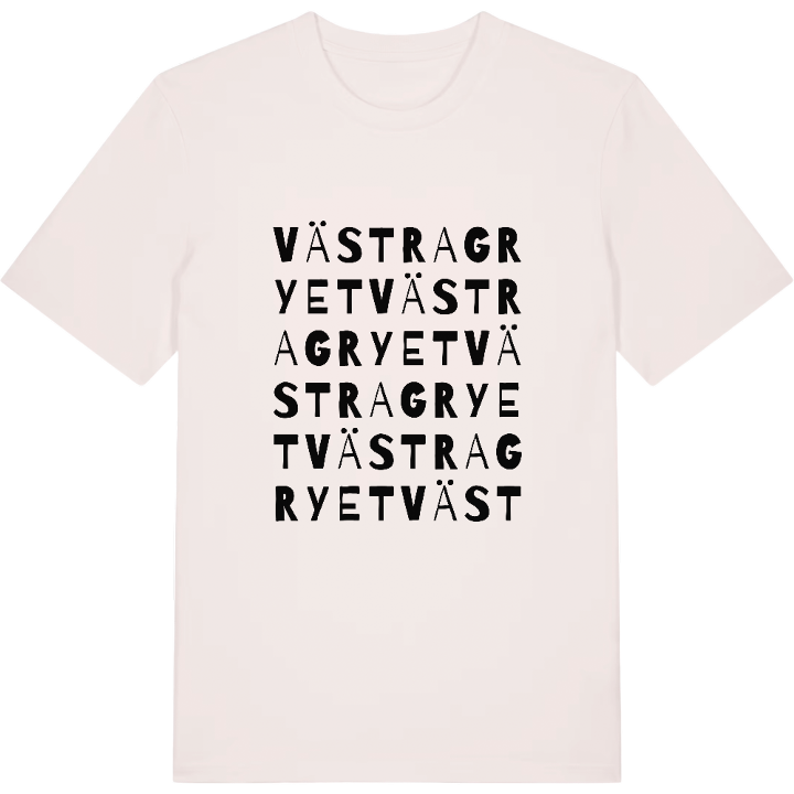 Västra Gryet ordlek t-shirt – t-shirt från PinShirt