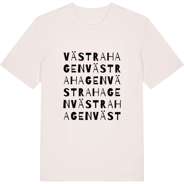 Västra Hagen ordlek t-shirt – t-shirt från PinShirt