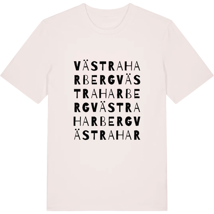 Västra Harberg ordlek t-shirt – t-shirt från PinShirt