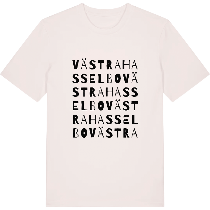 Västra Hasselbo ordlek t-shirt – t-shirt från PinShirt