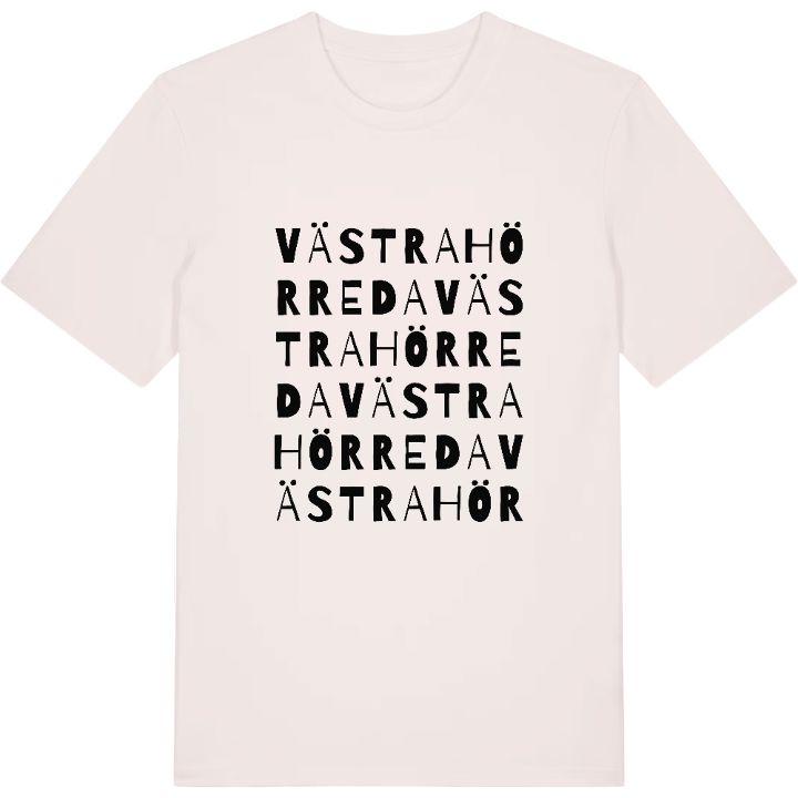 Västra Hörreda ordlek t-shirt – t-shirt från PinShirt