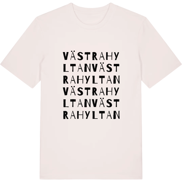 Västra Hyltan ordlek t-shirt – t-shirt från PinShirt