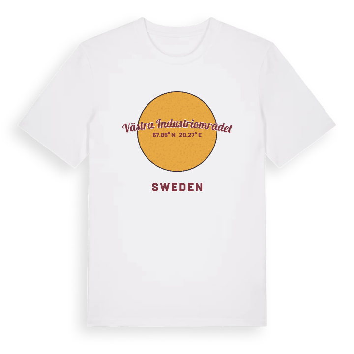Västra industriområdet cirkel t-shirt – t-shirt från PinShirt