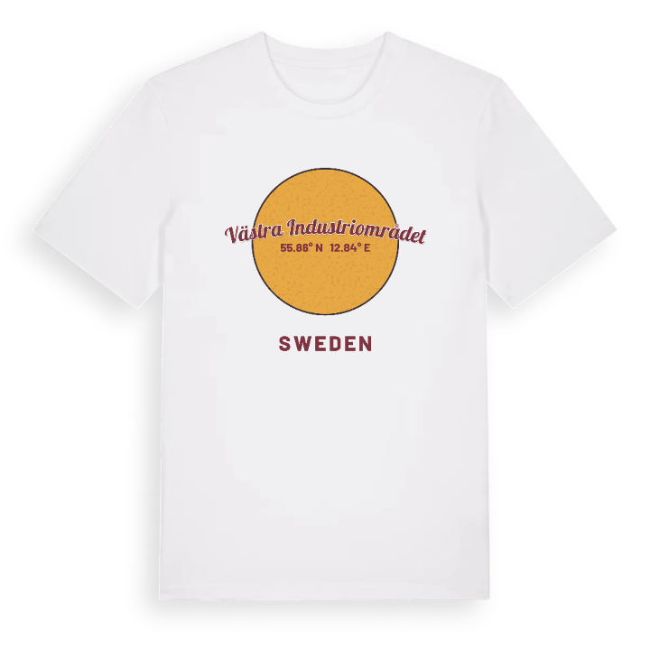Västra industriområdet cirkel t-shirt – t-shirt från PinShirt