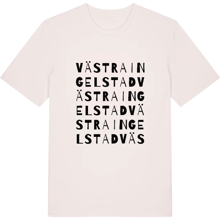 Västra Ingelstad ordlek t-shirt – t-shirt från PinShirt