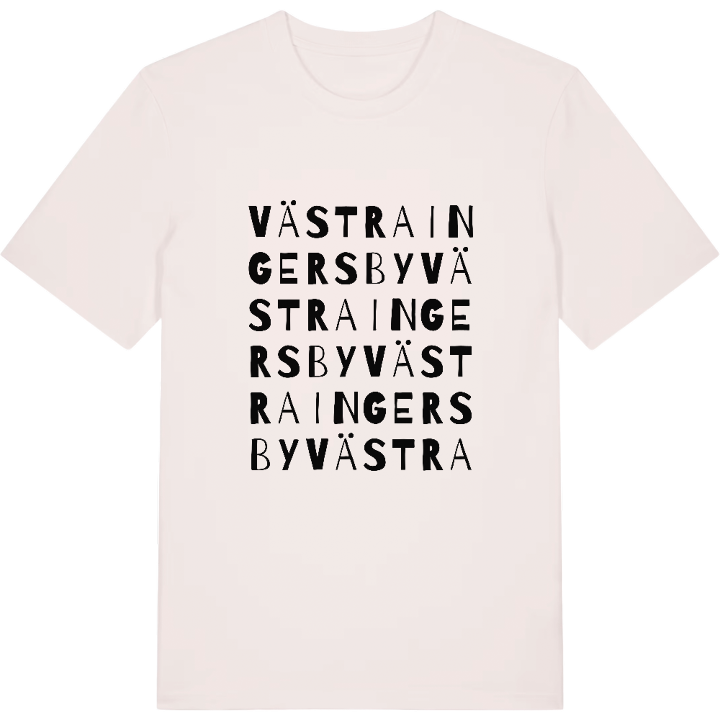 Västra Ingersby ordlek t-shirt – t-shirt från PinShirt