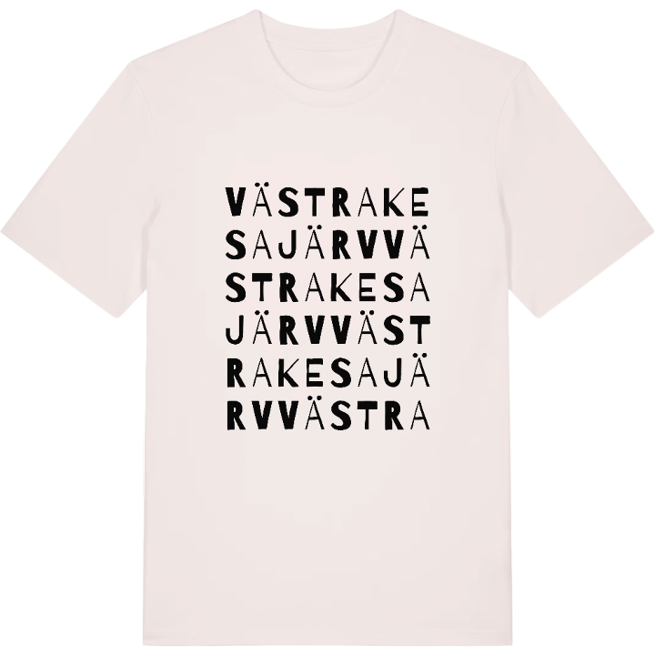 Västra Kesajärv ordlek t-shirt – t-shirt från PinShirt
