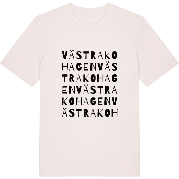 Västra Kohagen ordlek t-shirt – t-shirt från PinShirt