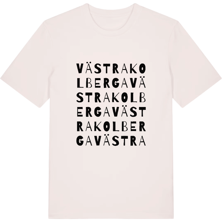 Västra Kolberga ordlek t-shirt – t-shirt från PinShirt