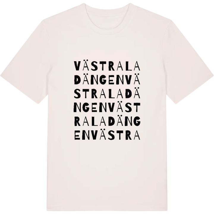 Västra Ladängen ordlek t-shirt – t-shirt från PinShirt