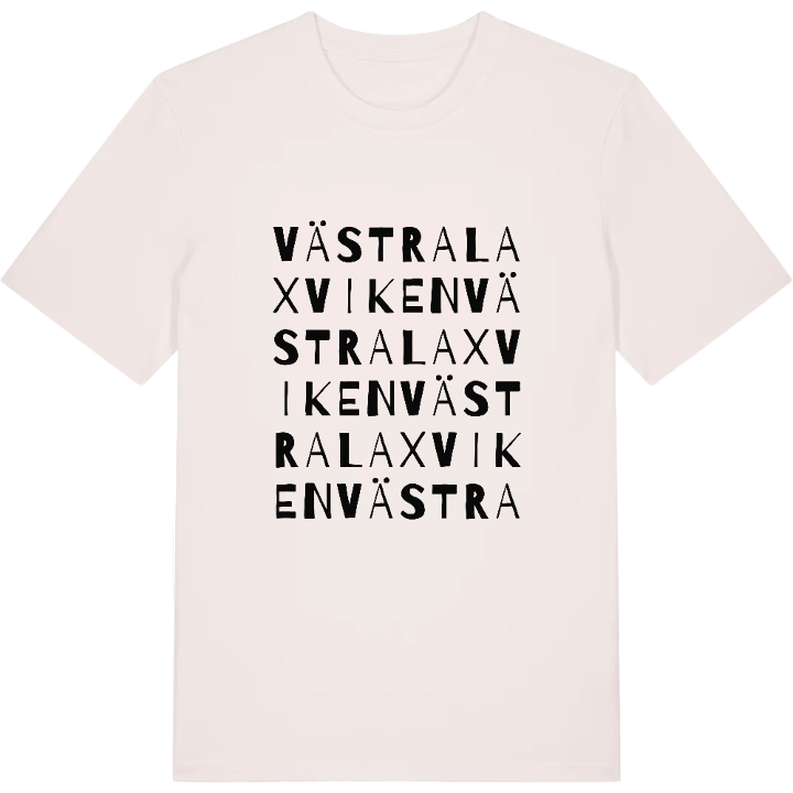 Västra Laxviken ordlek t-shirt – t-shirt från PinShirt